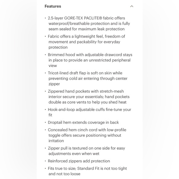 Like-new Mountain Hardware Exposure/2 GORE-TEX PACLITE Jacket - Picture 5 of 6